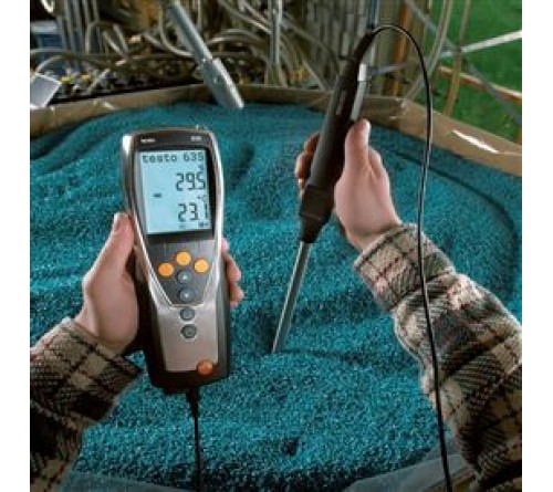 testo 635-2 - Nem/sıcaklık/basınçlı hatlarda çiğleşme noktası ölçüm cihazı